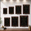 Happy Retirement Classic Plaque - 4 Frame Colors - Silver & Gold Plate Options