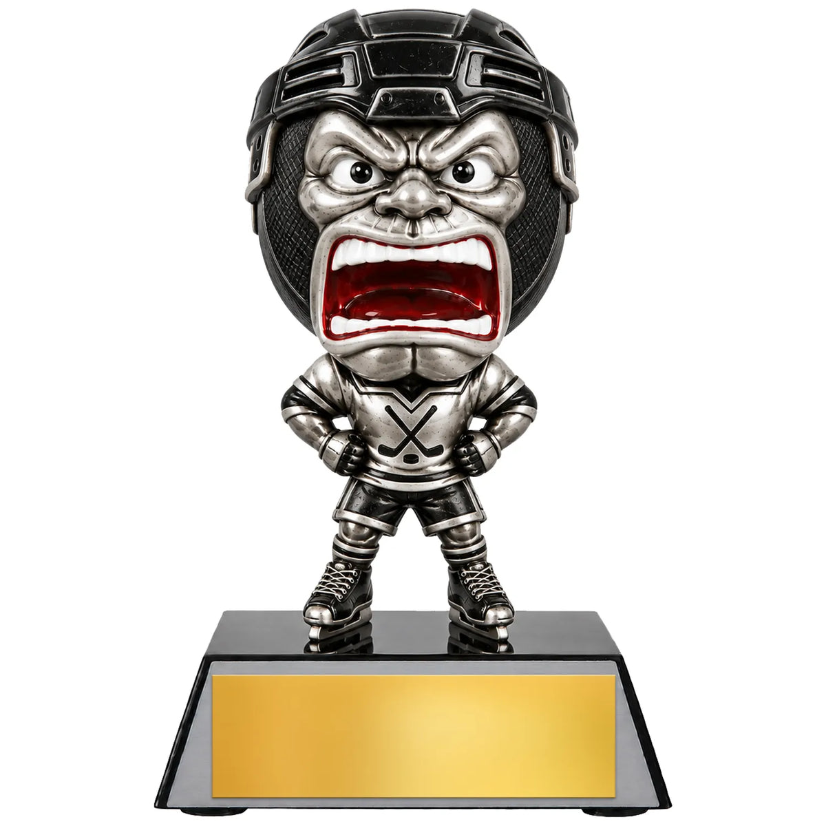 Ice Hockey Trophies - Player & Championship Awards, 6-3/4" Game Face Resin Trophy