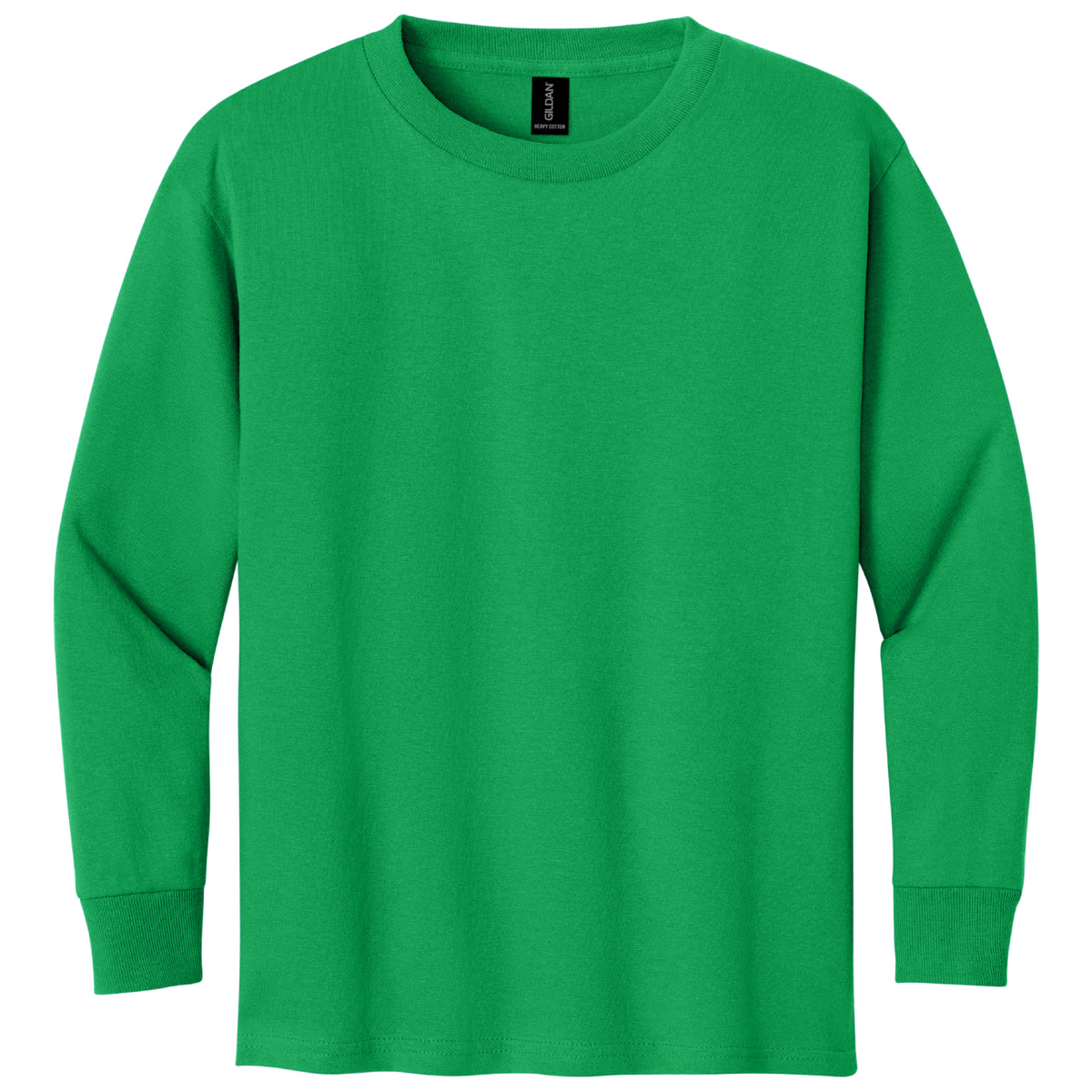 Gildan 5400B Youth Heavy Cotton Long Sleeve T-Shirt Front Print