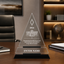 Leadership Awards - Crystal Triangle Crystal Awards - Personalize Online – Choose From 5 Designs