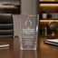 Leadership Awards - Clear Crystal Facet Wave Awards - Personalize Online – Choose From 5 Designs