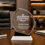 Leadership Awards - Crystal Oblong with Black Accent Awards - Personalize Online – Choose From 5 Designs