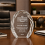 Leadership Awards - Oval Crystal with Decorative Edge Awards - Personalize Online – Choose From 5 Designs