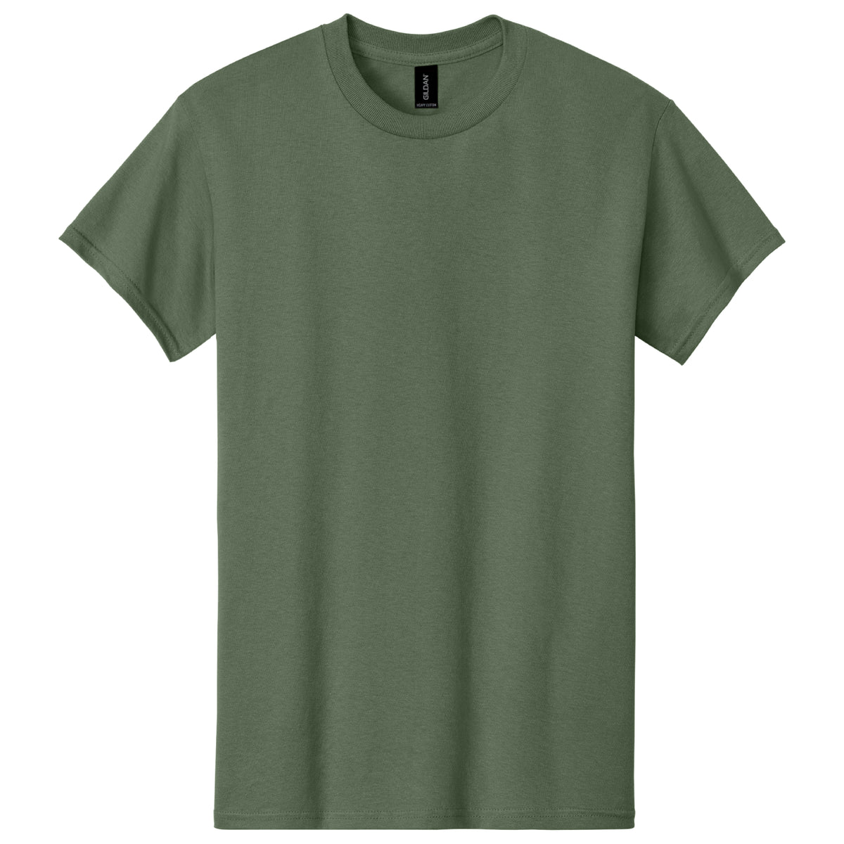 Gildan 5000M Heavy Cotton Men's T-Shirt Front And Back Print