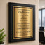 Never Underestimate the Difference You Made Classic Retirement Plaque - 4 Frame Colors - Brushed Silver & Gold Plate Options