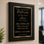 Never Underestimate the Difference You Made Classic Retirement Plaque - 4 Frame Colors - Silver & Gold Plate Options