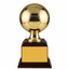 Soccer Tournament Trophies - Gold Ball on a Wooden Base, 9" and 16"