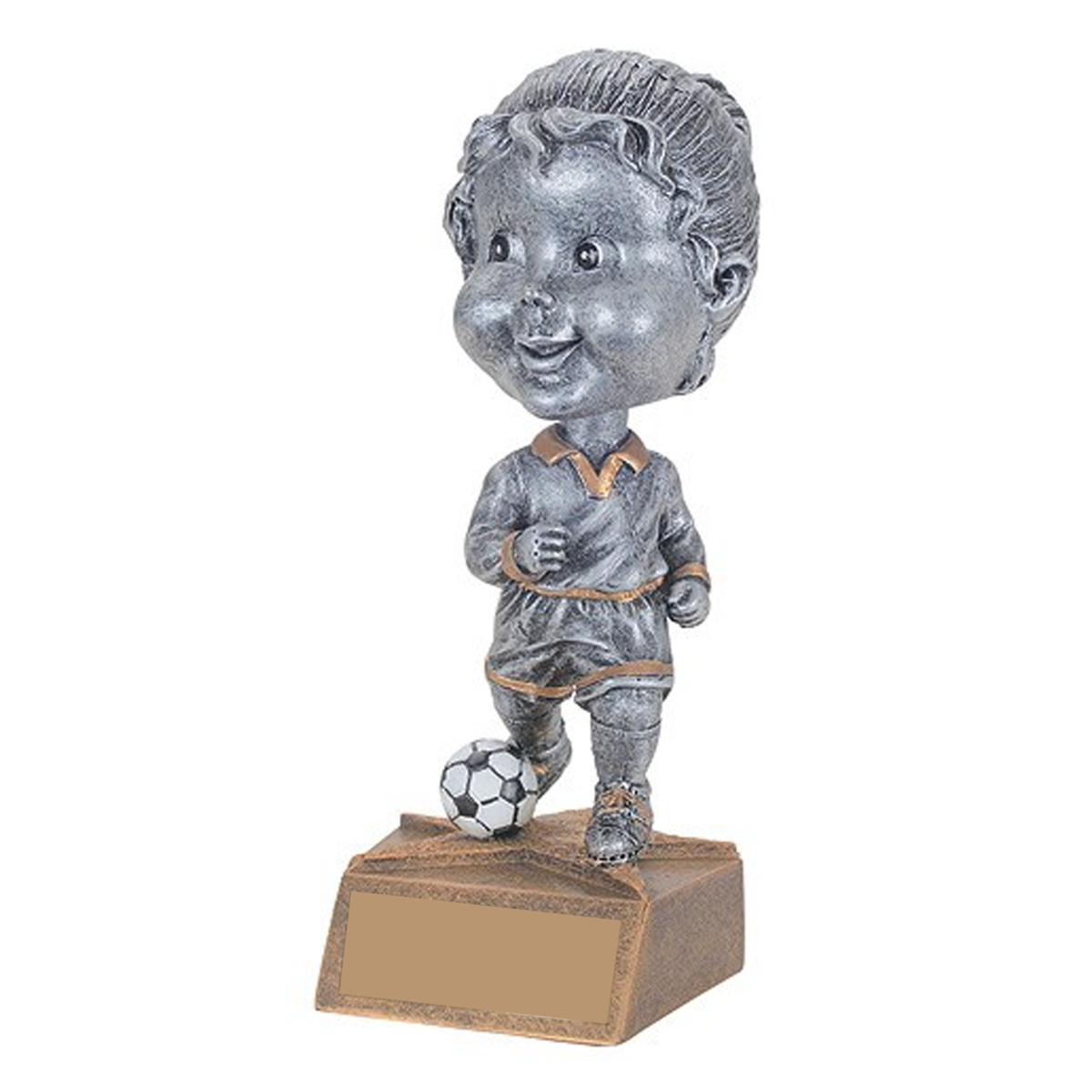 Soccer Bobblehead Trophy - 5.75" Female