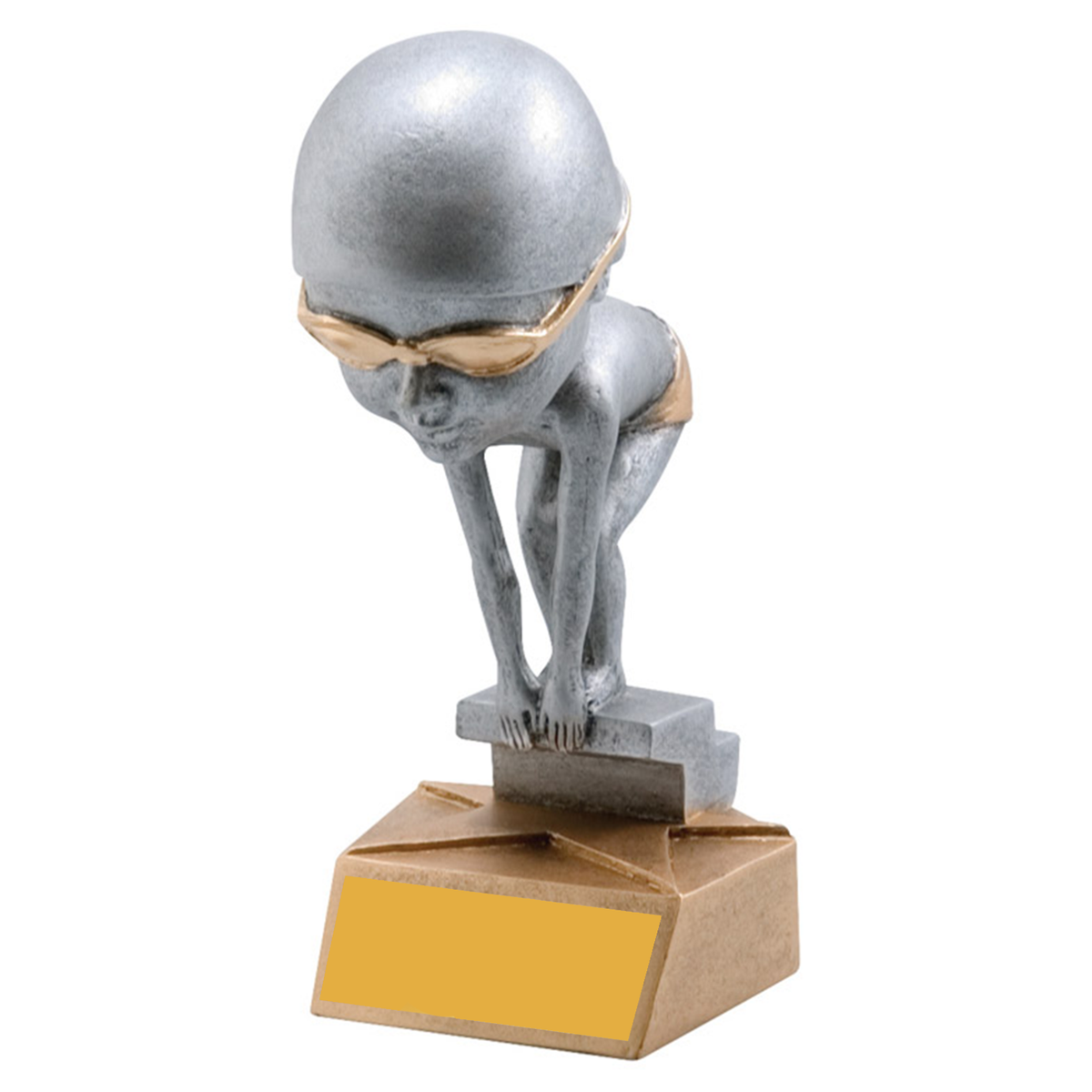 Swimming Bobblehead Trophy - 5.75" Male
