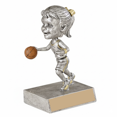 Basketball Bobblehead Trophy - 5.5" Female