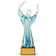 Celebrate Art Glass Award 9" & 12" - Engraved Plate