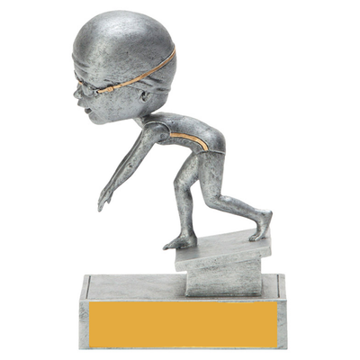 Swimming Bobblehead Trophy - 5.5" Female