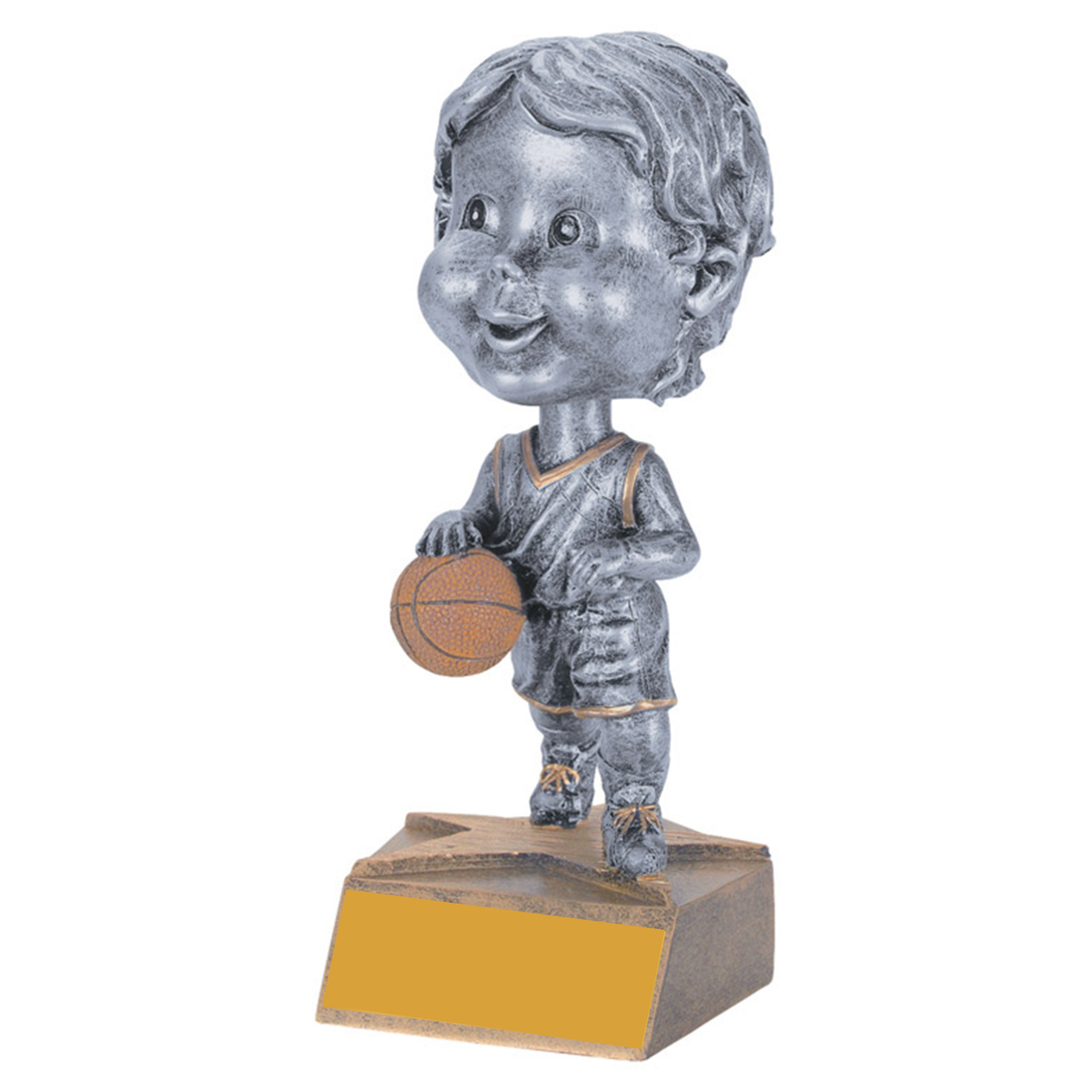 Basketball Bobblehead Trophy - 5.75" Male