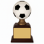 Soccer Tournament Trophies - Ball on a Wooden Base, 9" and 16"