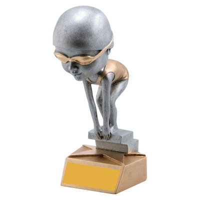 Swimming Bobblehead Trophy - 5.75" Female