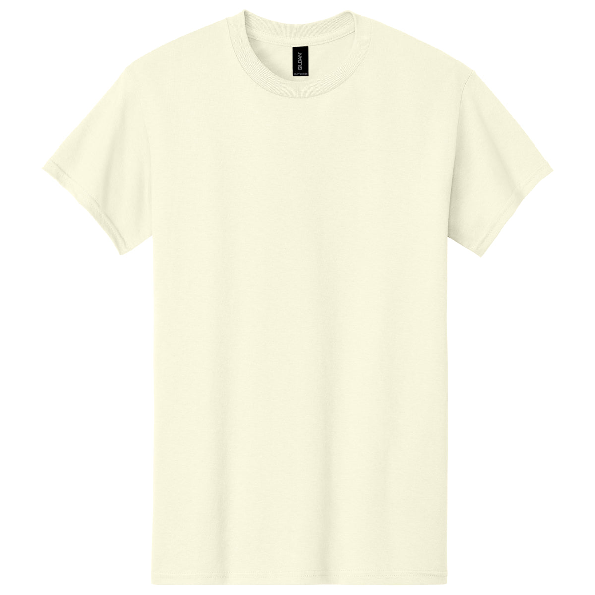 Gildan 5000M Heavy Cotton Men's T-Shirt Front And Back Print
