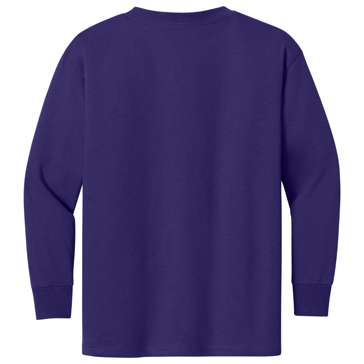 Gildan 5400B Youth Heavy Cotton Long Sleeve T-Shirt Back Print