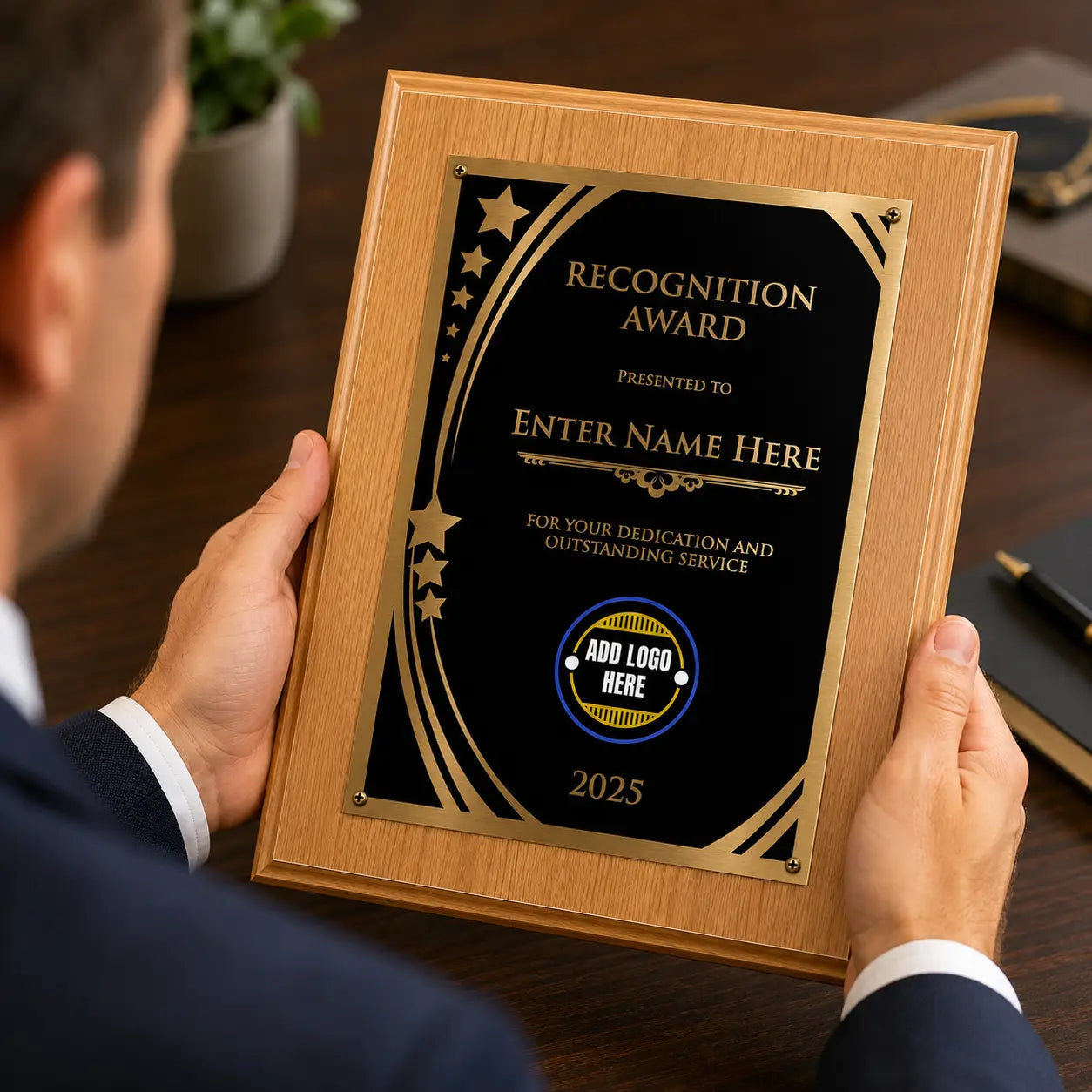 Recognition Award Classic Plaque - 4 Frame Colors