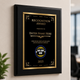 Recognition Classic Plaque With Gold Plate - 4 Frame Colors