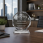 Sales Awards – Crystal Glass Octagon Awards - Personalize Online – Choose From 5 Designs