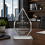 Sales Awards - Optic Crystal Royal Diamond Awards - Personalize Online – Choose From 5 Designs