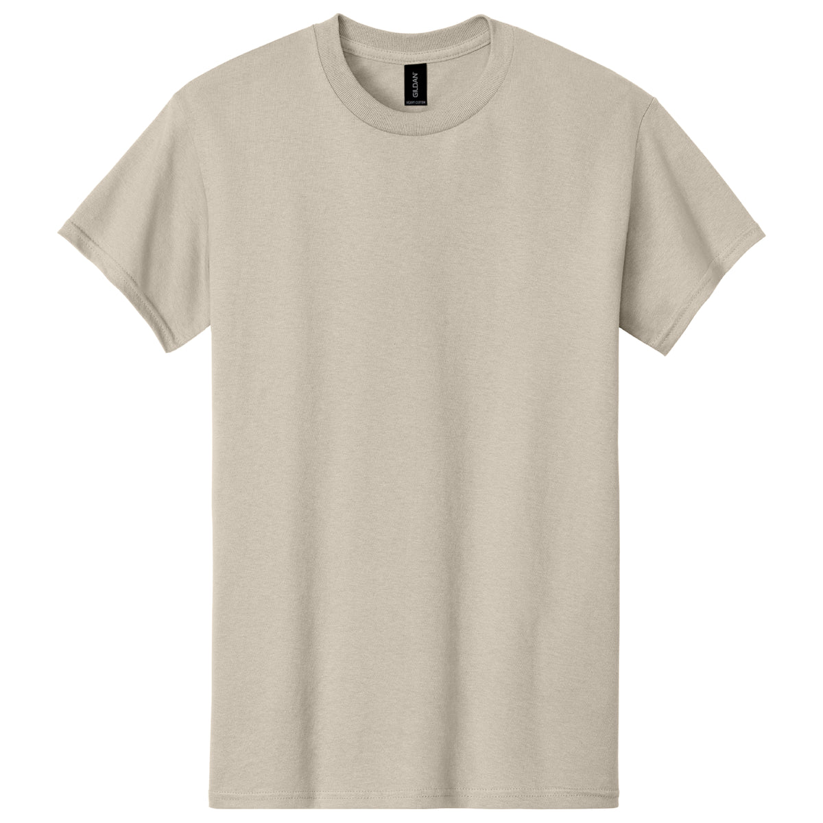 Gildan 5000M Heavy Cotton Men's T-Shirt Front And Back Print