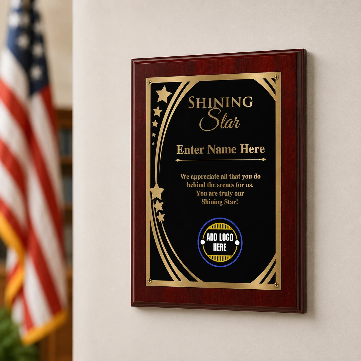 Shining Star Classic Plaque - 4 Frame Colors