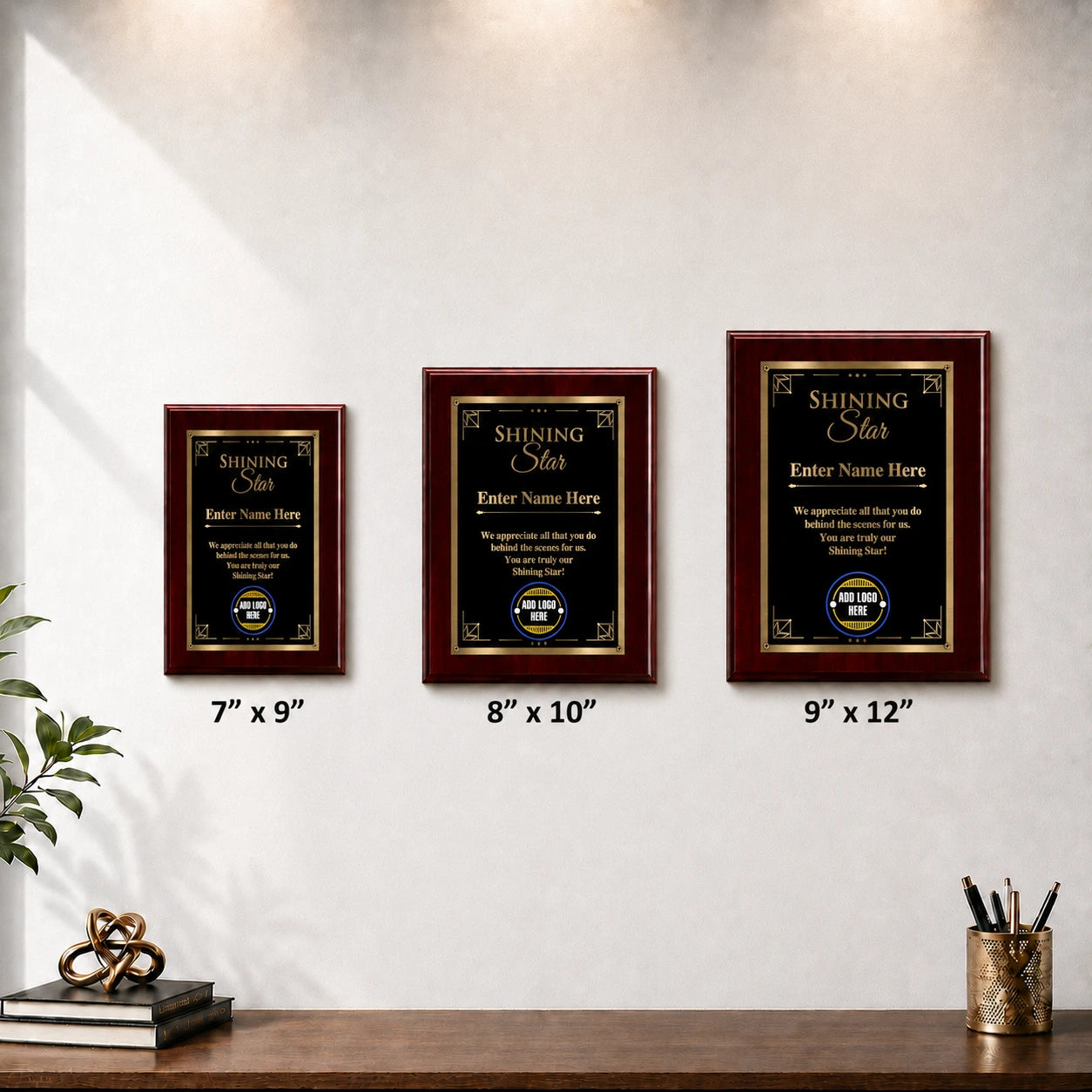 Shining Star Classic Plaque - 4 Frame Colors