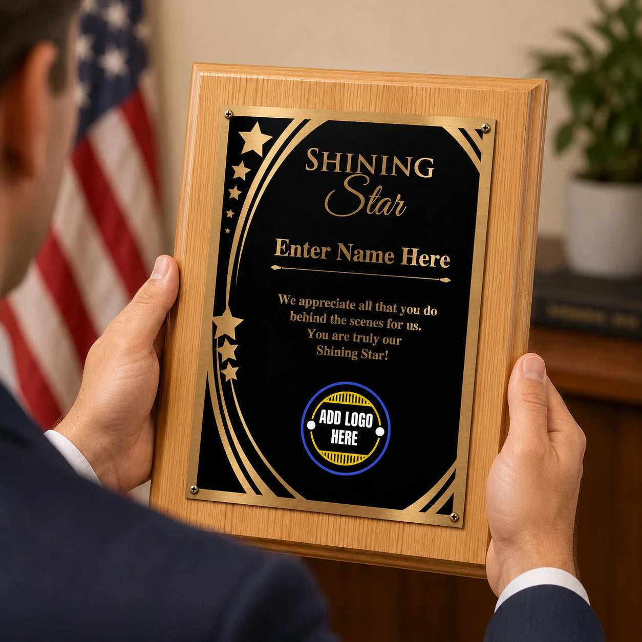 Shining Star Classic Plaque - 4 Frame Colors