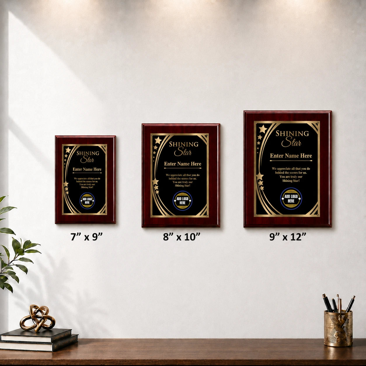 Shining Star Classic Plaque - 4 Frame Colors
