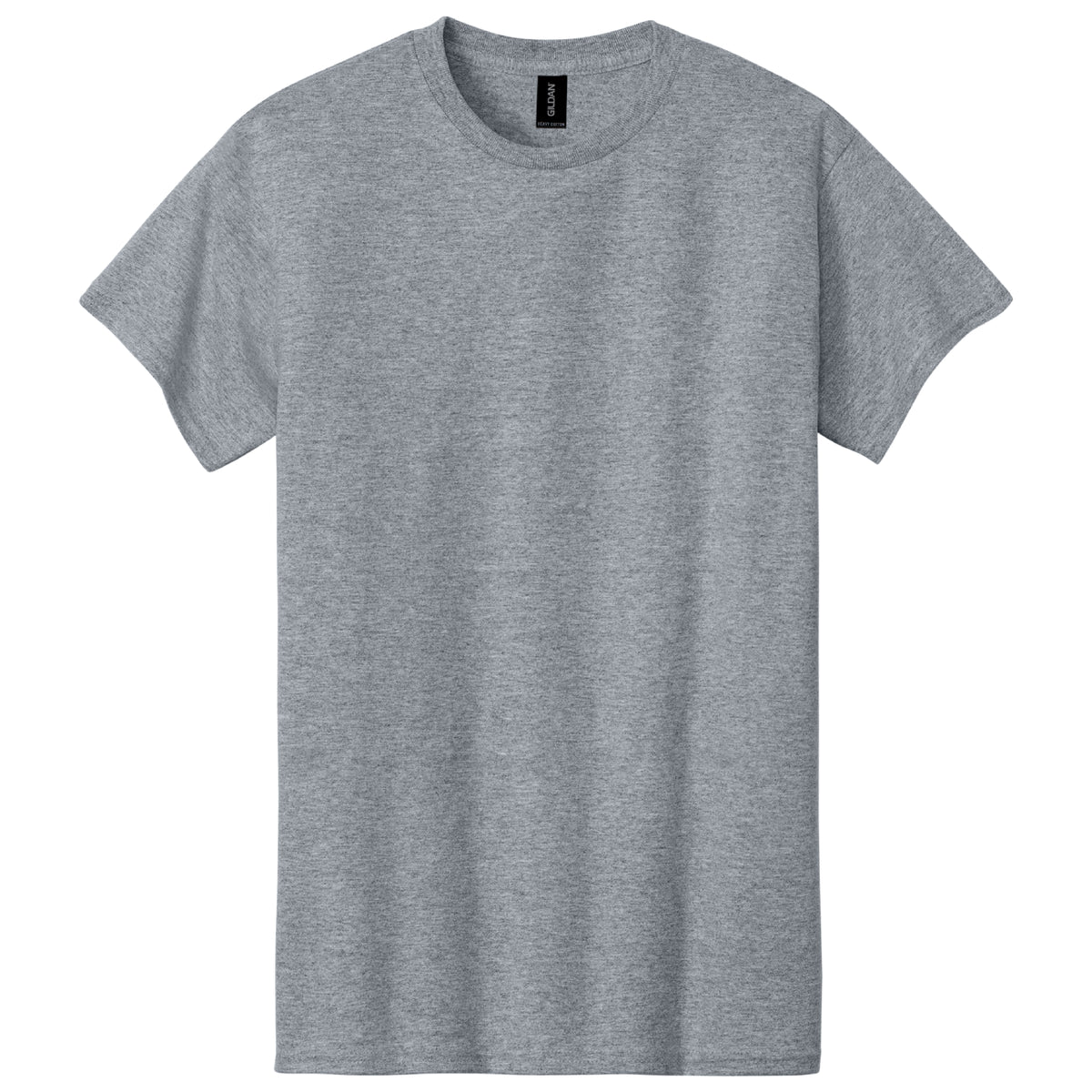 Gildan 5000M Heavy Cotton Men's T-Shirt Front And Back Print