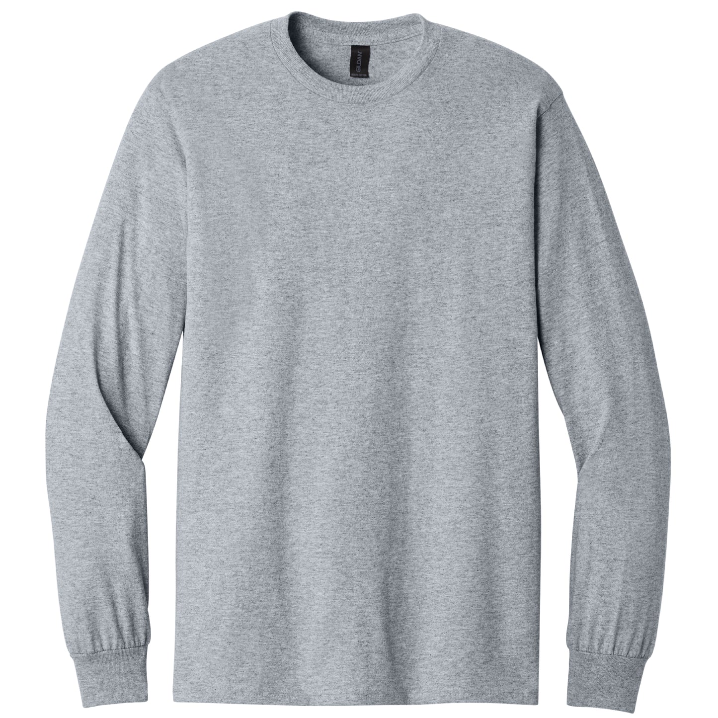 Gildan 5400M Heavy Cotton Long Sleeve T-Shirt Front And Back Print