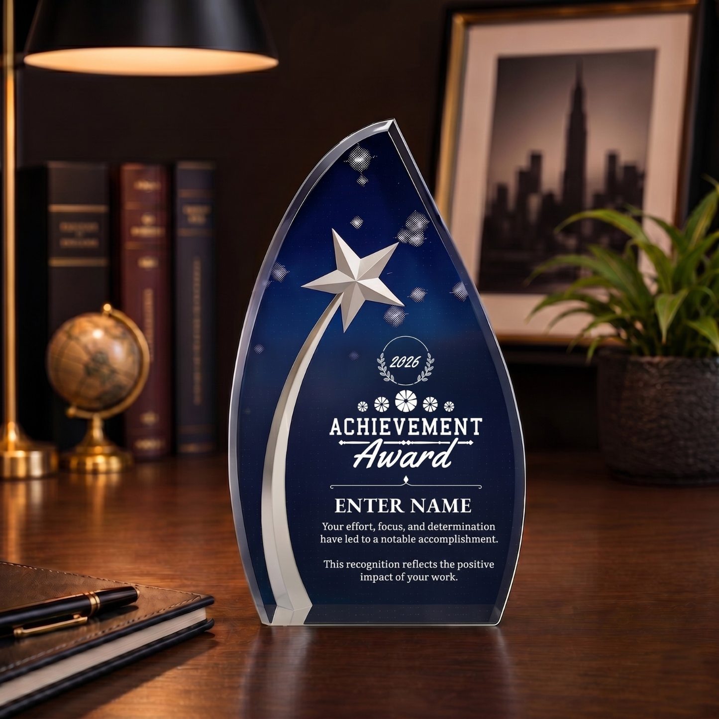 Achievement Awards - Acrylic Star Powered Awards - Personalize Online – Choose From 5 Designs