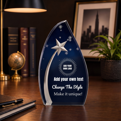 Design Your Own Acrylic Star Powered Award
