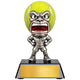 Tennis Trophies - Match & Tournament Awards, 6-3/4" Game Face Resin Trophy