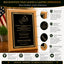 The Legend Has Officially Retired Classic Retirement Plaque - 4 Frame Colors - Silver & Gold Plate Option