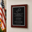 The Legend Has Officially Retired Classic Retirement Plaque - 4 Frame Colors - Silver & Gold Plate Option