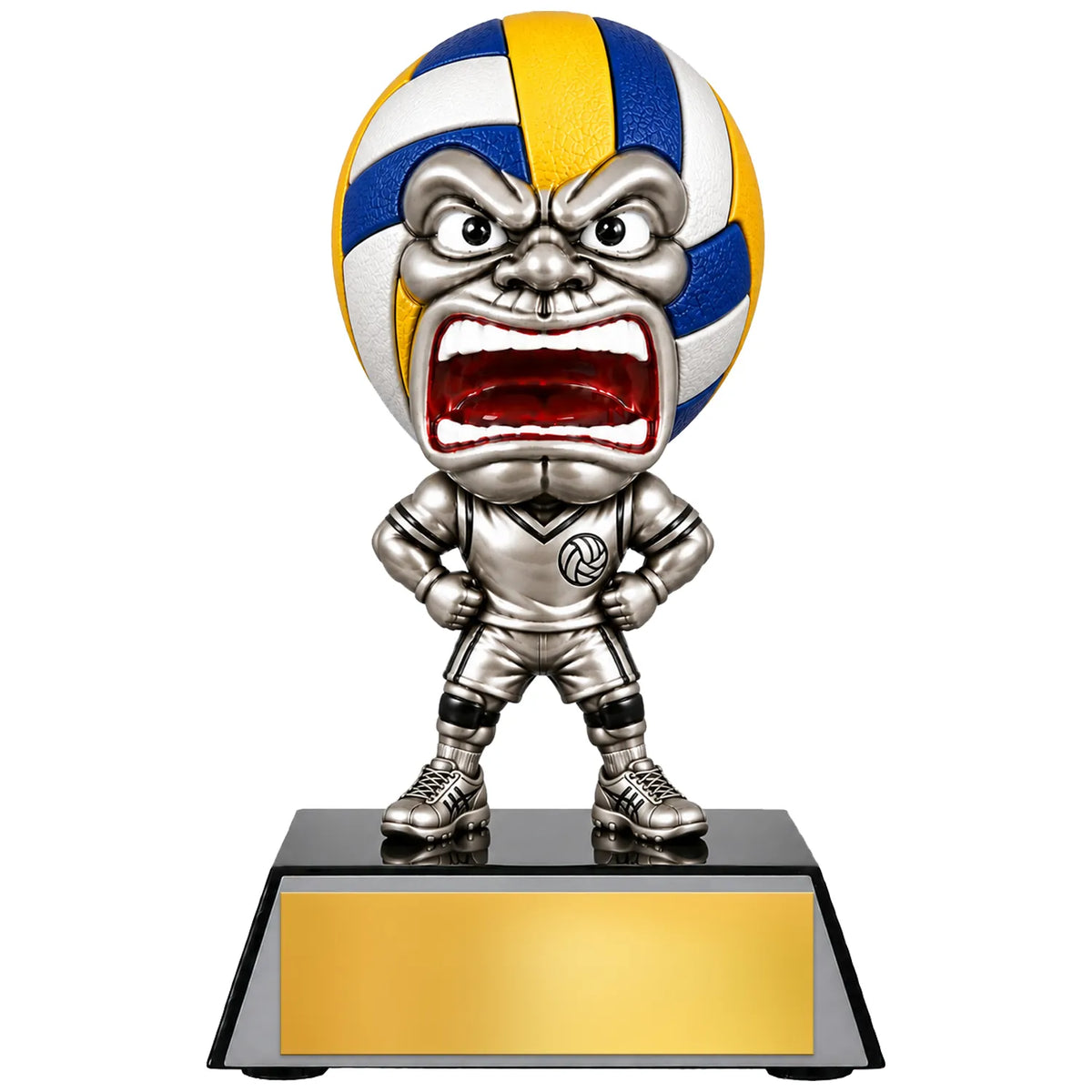 Volleyball Trophies - Player & Team Recognition Awards, 6-3/4" Game Face Resin Trophy