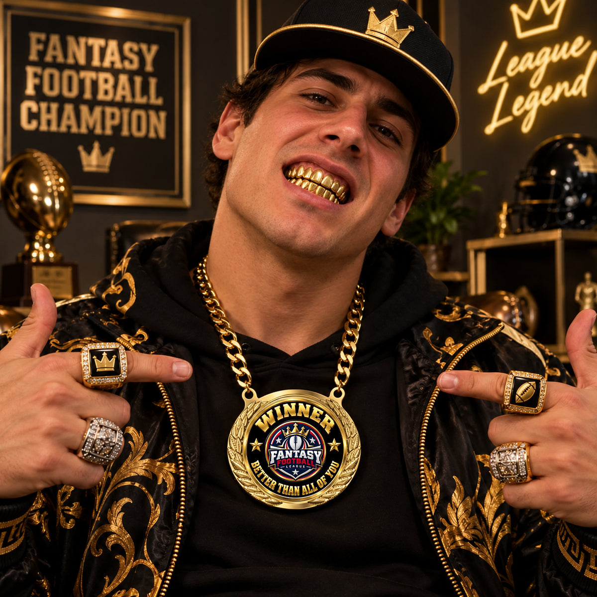 Winner - Better Than All Of You Fantasy Football Trophy Medallion