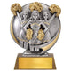 5" Resin Cheerleading Award for Individual Recognition - Female