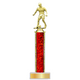 Personalized Soccer Column Trophy / Award 9 3/4"– 12 3/4" Custom Figurine & Plate