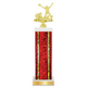 Personalized Baseball Column Trophy / Award 11"– 14" Custom Figurine & Plate