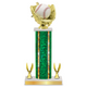Personalized Baseball Column Trophy / Award 12"– 15" Custom Figurine & Plate