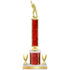 Personalized Baseball Column Trophy / Award 15"– 18" Custom Figurines & Plate