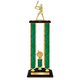 Personalized 4 Column Baseball  Trophy / Award 34" – 38" Custom Figurines & Plate