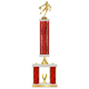 Personalized 3 Column Basketball Trophy / Award 23" – 26" Custom Figurines & Plate