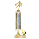Personalized Basketball Column Trophy / Award 15"– 18" Custom Figurines & Plate