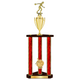 Personalized 3 Column Bowling Trophy / Award 32" – 36" Custom Figurines & Plate