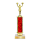 Personalized Cheerleading Column Trophy / Award 9"–12" Custom Figurine & Plate