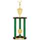 Personalized 3 Column Cheerleading Trophy / Award 32" – 36" Custom Figurines & Plate